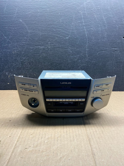 2006 Lexus RX400h Radio Casette AM-FM CD Player ag1690 DG0