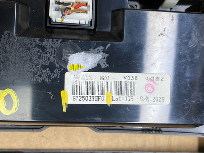 2014 2015 2016 Kia Cadenza  AC Heat Temperatue Climate Control Switch W6450  DG6