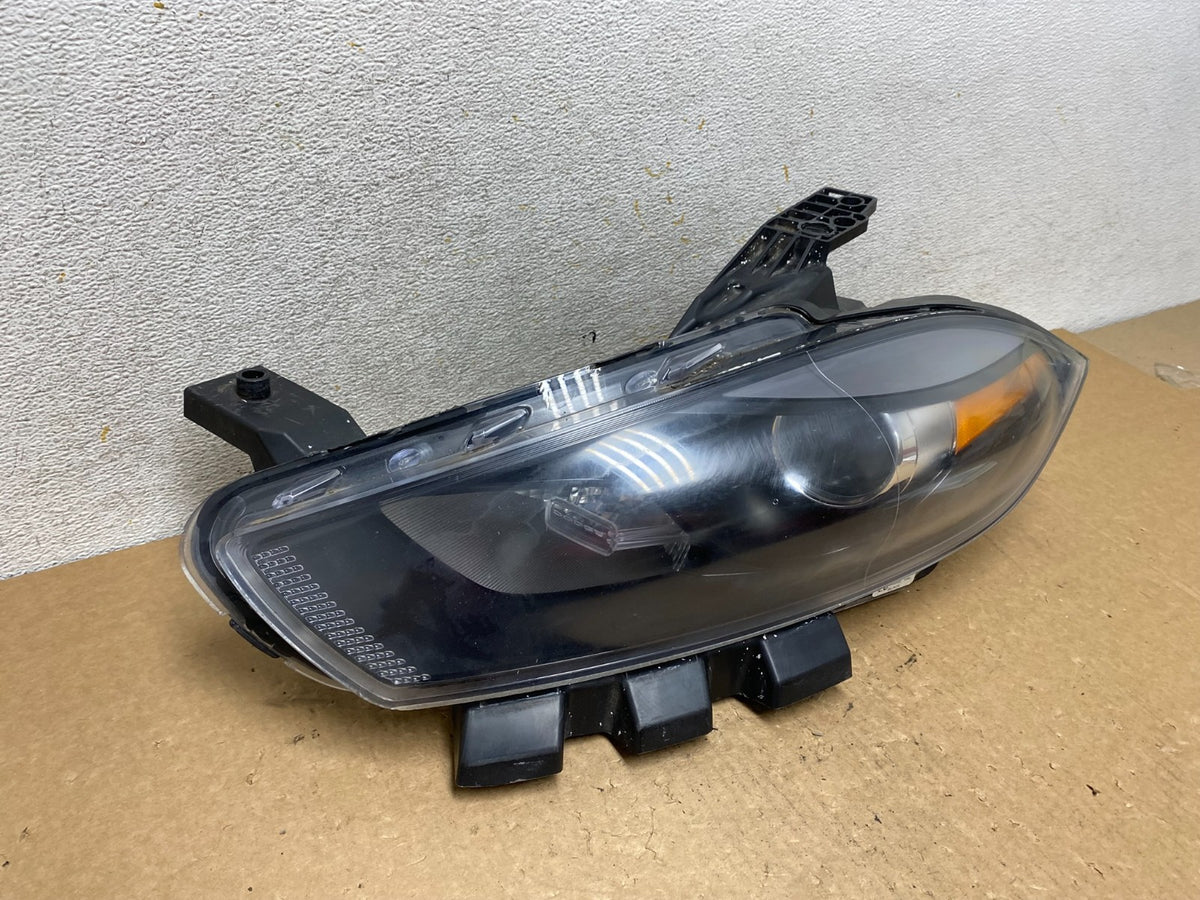 2013 to 2016 Dodge Dart Left Driver LH Halogen Black Headlight AI3595 DW2