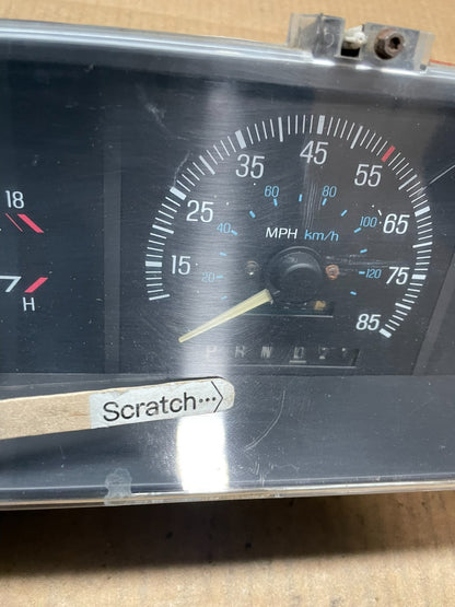 1987 to 1991 Ford F150 F-Series Bronco Speedometer Cluster Gauge Oem aa9275 DG2