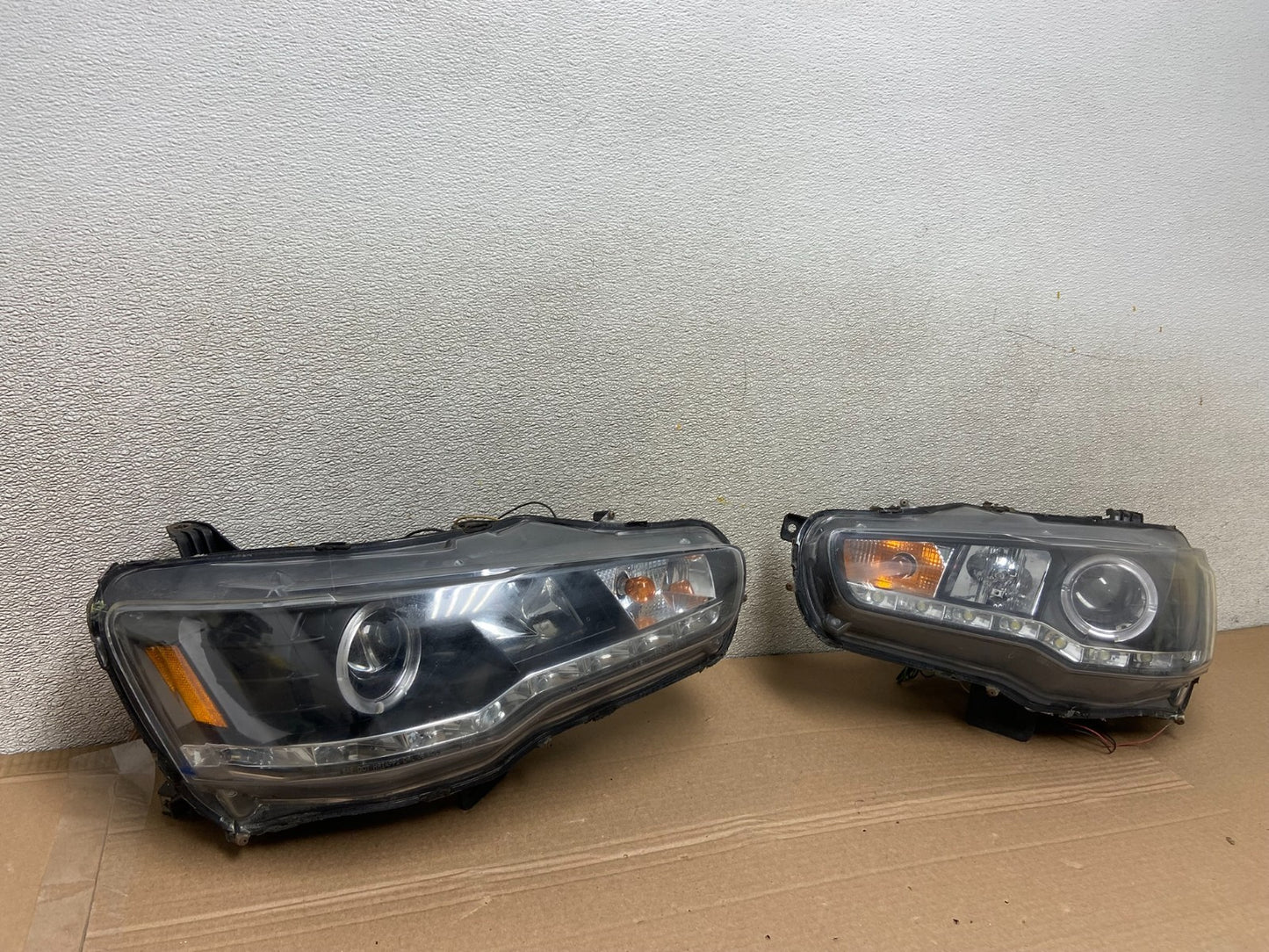 2008-2017 Mitsubishi Lancer Left+Right Side LED Headlights ab0978  DG2