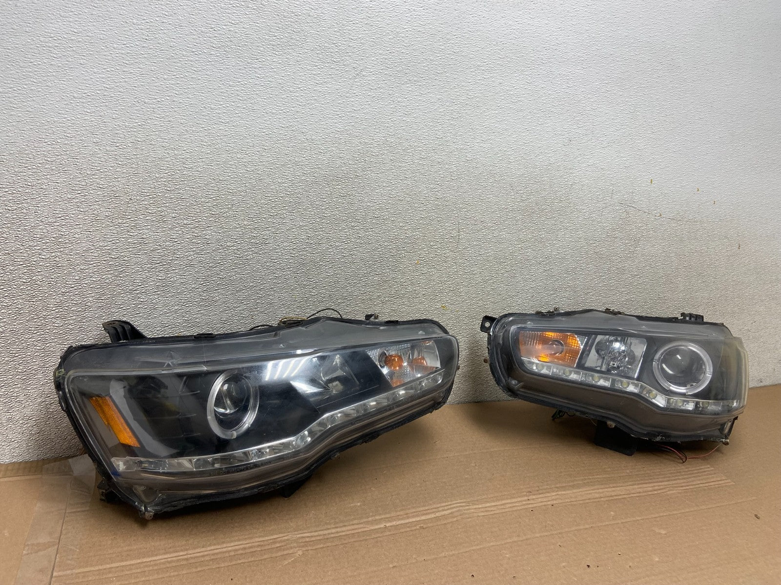 2008-2017 Mitsubishi Lancer Left+Right Side LED Headlights ab0978  DG2