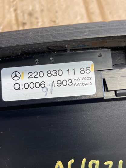 2000-2006 Mercedes S430 S500 W220 AC Heater Climate Control Trim Bezel AE1931 DG4