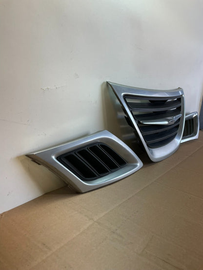 2005 to 2007 Saab 9-3 Front Upper LH Center RH Set Grille Grill AH0549 DG2