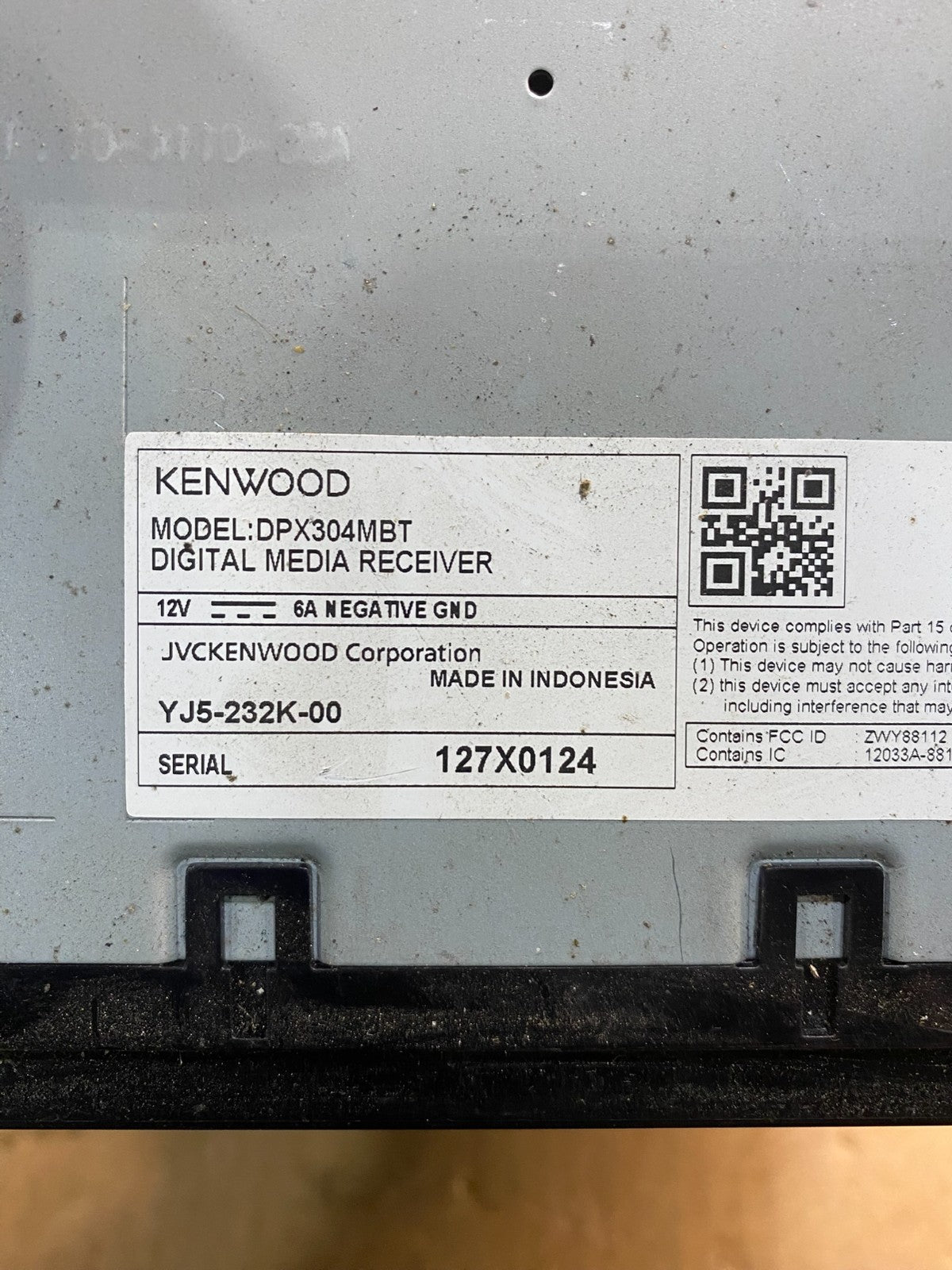 1997 to 1999 Lexus ES300 Climate control Kenwood DPX304MBT AC69676