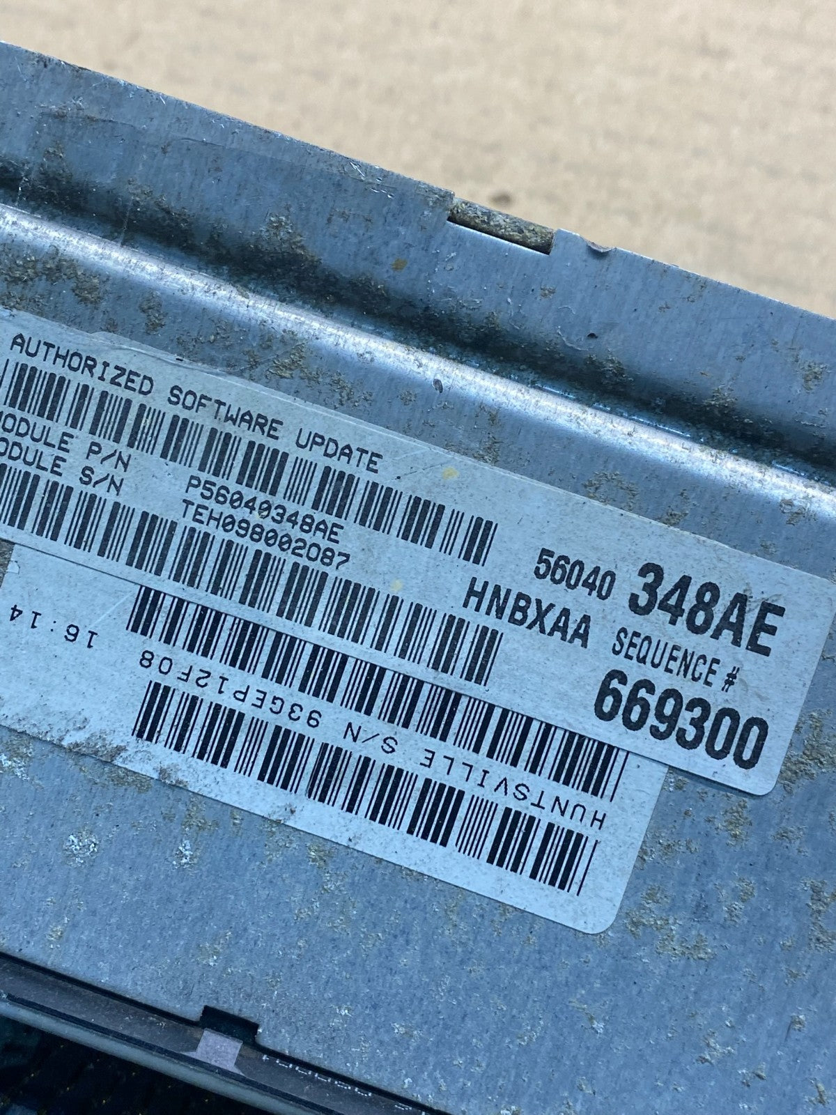 2000 Dodge Dakota 3.9L Engine Computer Module ECM ECU Unit AH9858 DW2