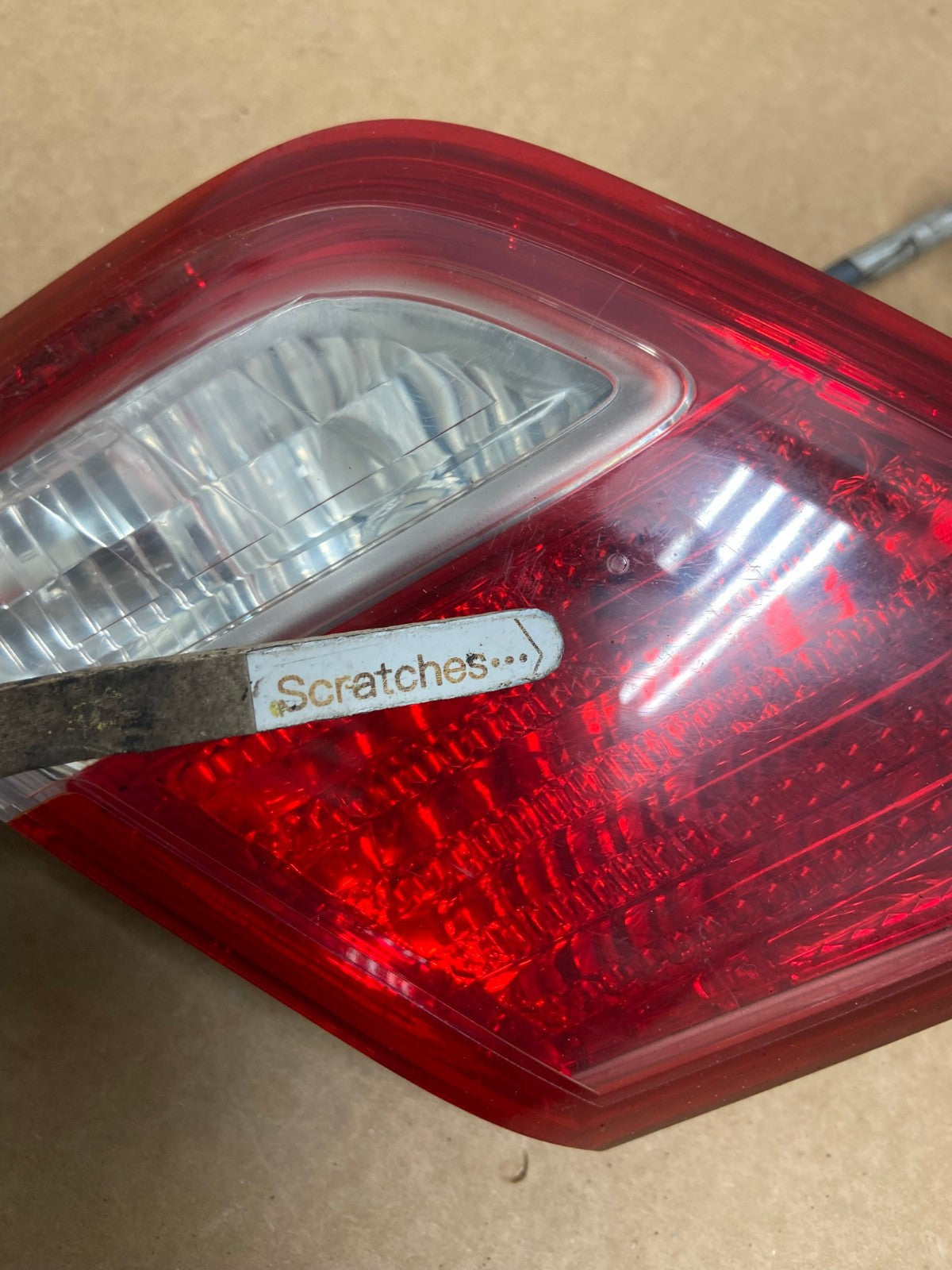 2007 2008 2009 Toyota Camry Left Driver Tail Light Trunk Lid Inner AI2560 LK3