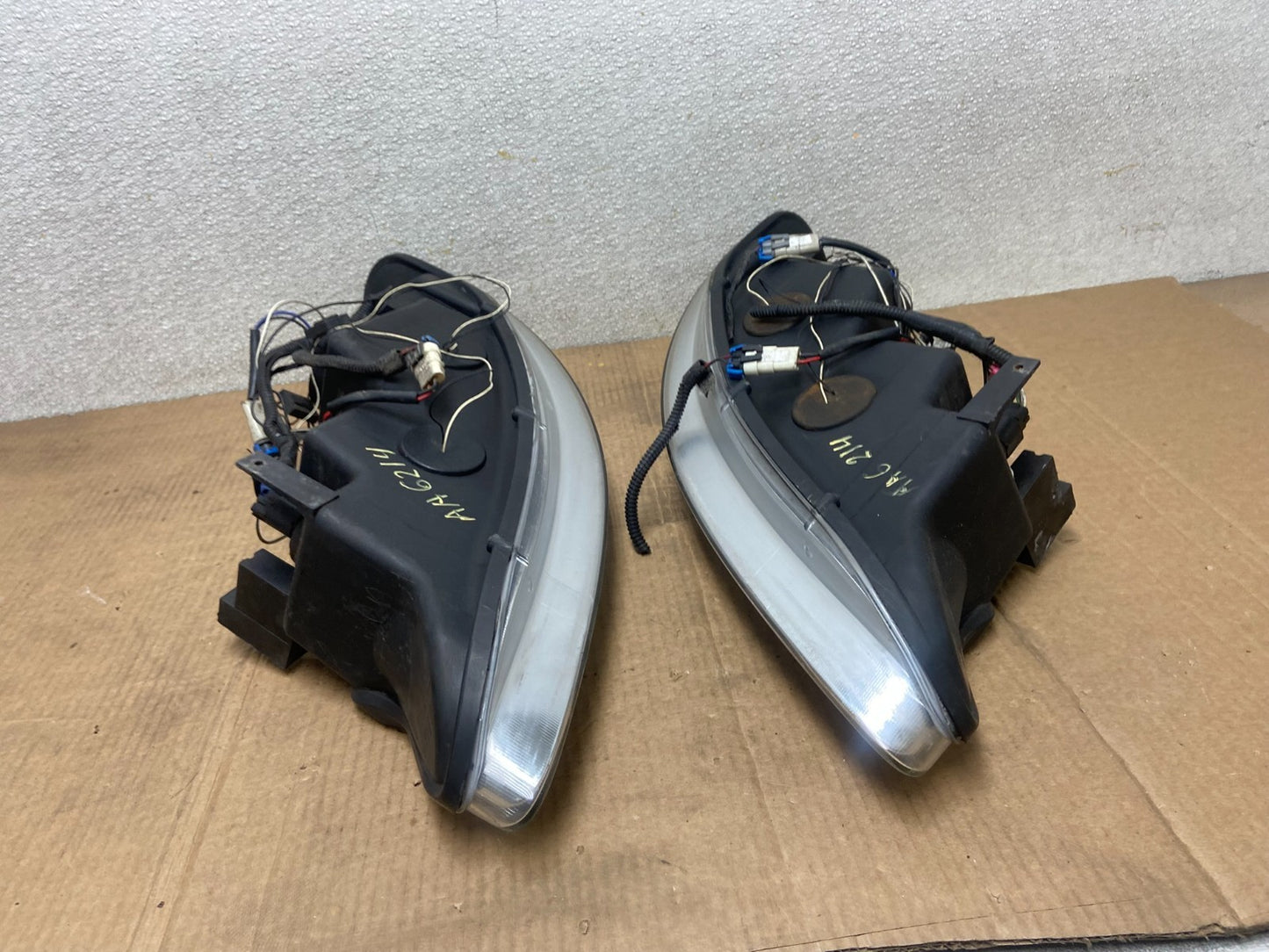 1995-1996 Mitsubishi Eclipse Left+Right Set LED Chrome Headlight AA6214 DG10