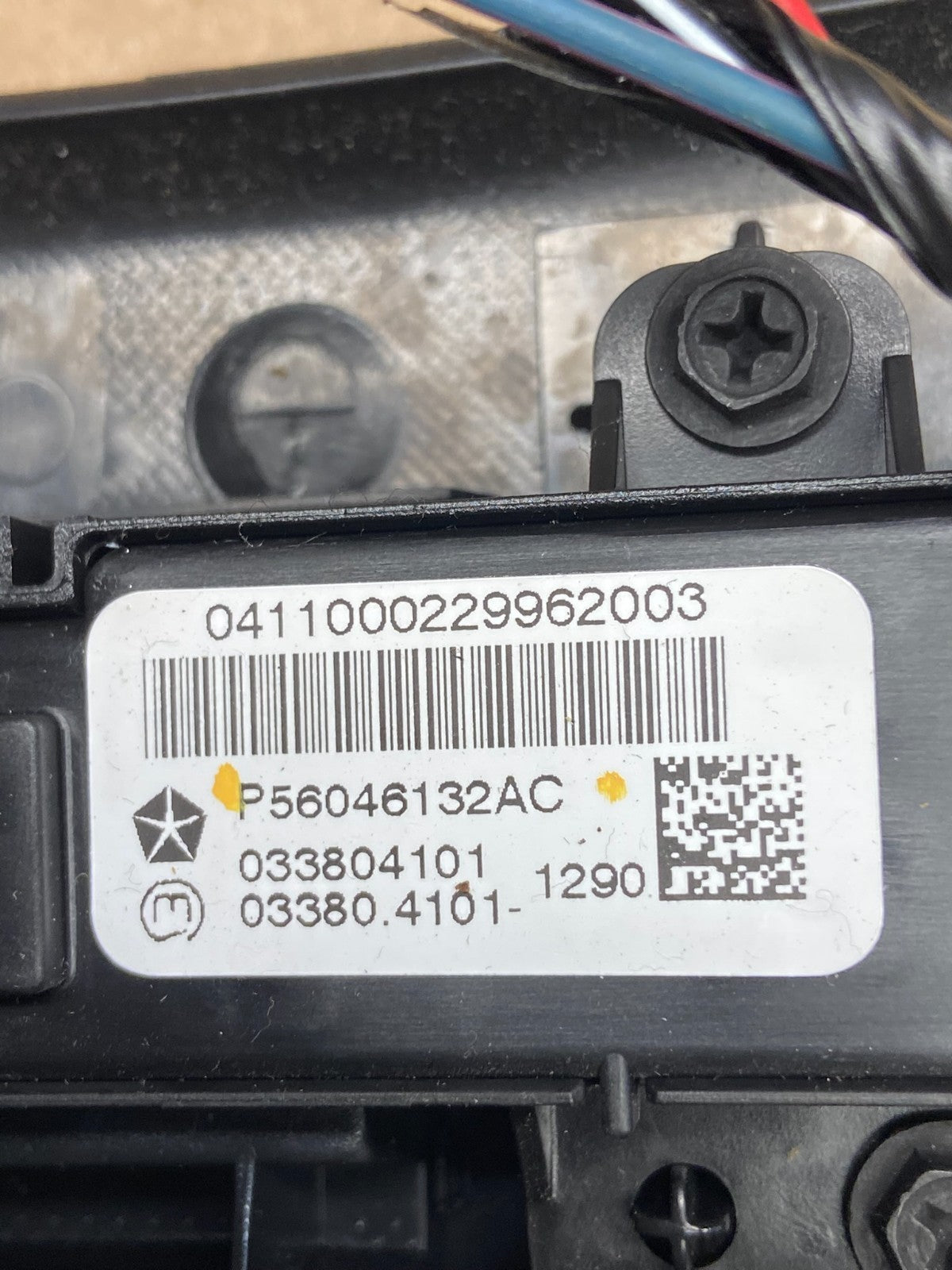 2008 to 2012 Jeep Liberty Dash Climate Temperature Control Radio Bezel AF1914 DG5