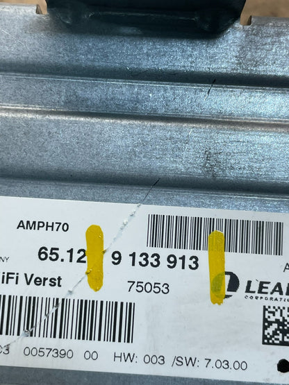 2007-2010 BMW X5 Top HiFi Lear Radio Audio Amplifier Amp OEM w1378 DG6