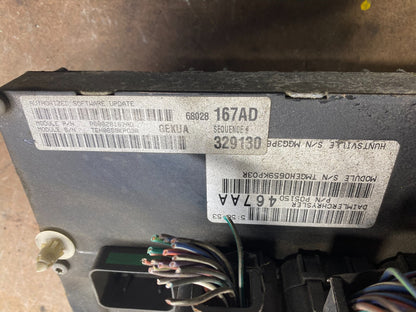 2009 2010 Jeep Grand Cherokee 3.7L Engine Computer P68028167AD L4238 DG2