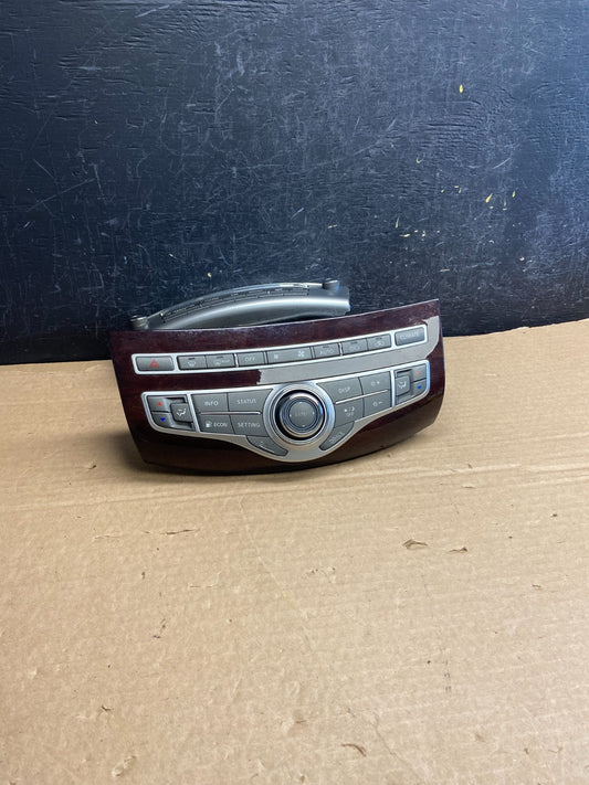 2011 2012 2013 Infiniti M37 Front Temperature Climate Control Panel AF2498 DG0