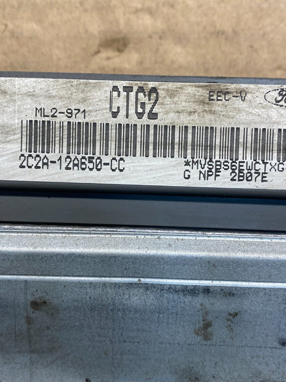 2002 Ford E-Series 4.2L Engine Control Computer Module 2c2a-12a650-cc AD9463 DG2