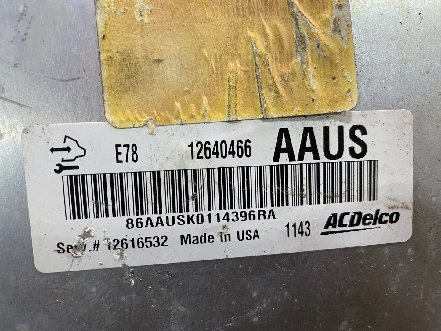 2011 Chevrolet Cruze Engine Computer Ecu Pcm Ecm Pcu Oem AB7313 DG2
