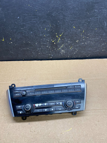 2010-2011 BMW F10 535i 550i Heater Ac Climate Radio Stereo Control OEM w6484 DG0