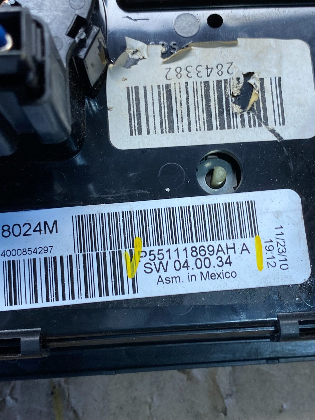 2009 2010 2011 Volkswagen Routan Ac Heater Climate Control P55111869ad R8955 DG5