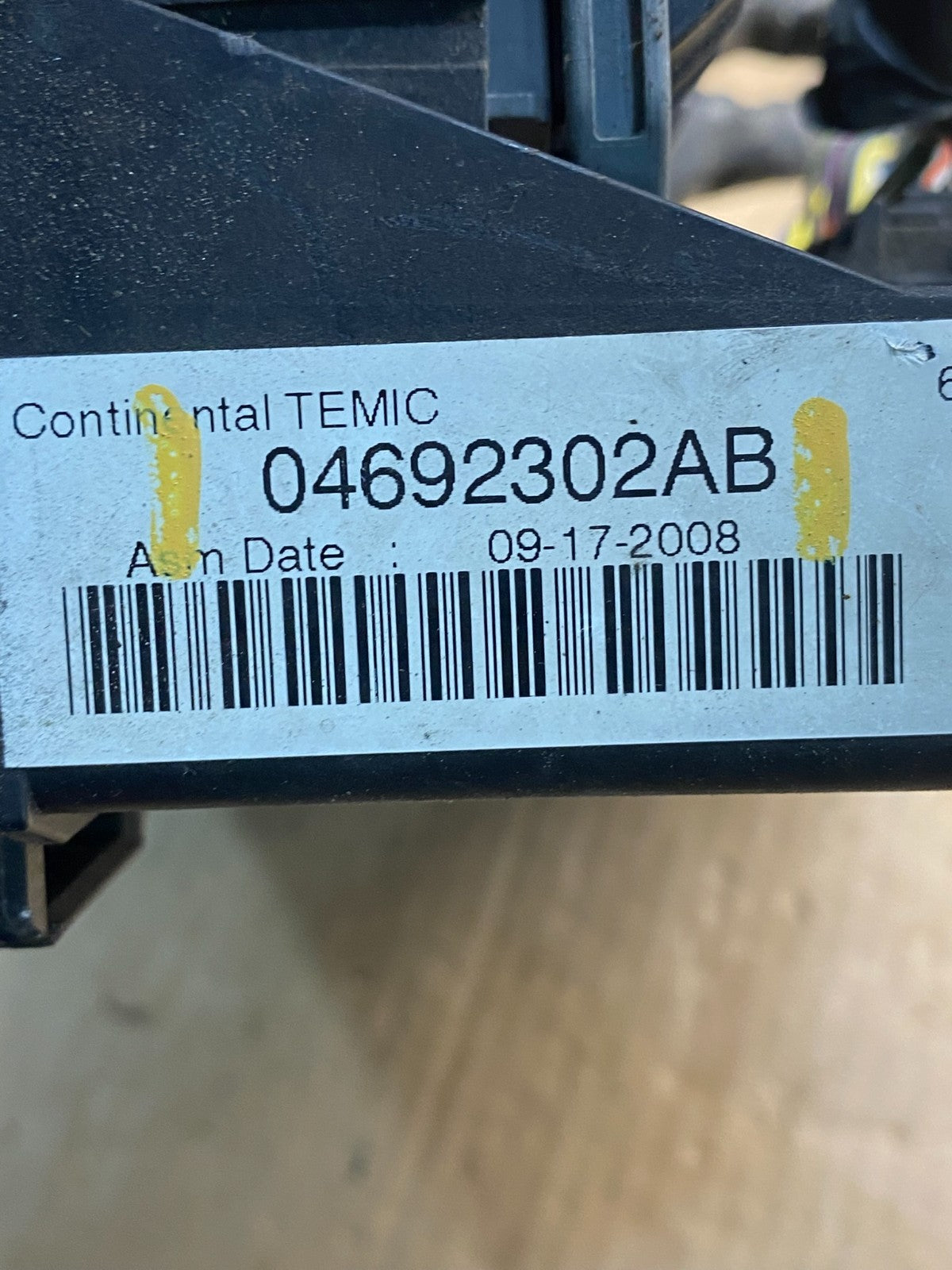 2008-2009 Dodge Journey Fusebox Fuse Box Relay Body BCM Module AE7672 DG6