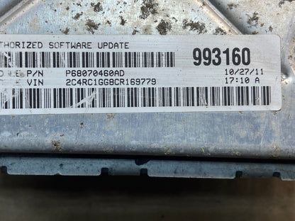 2012 Dodge Grand Caravan Town & Country ECM ECU Engine Computer AG1587 DG2