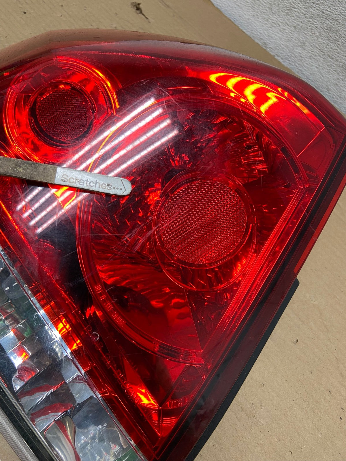 2006 to 2012 Chevrolet Impala Left Driver Lh Side Tail Light AG8193 LK3