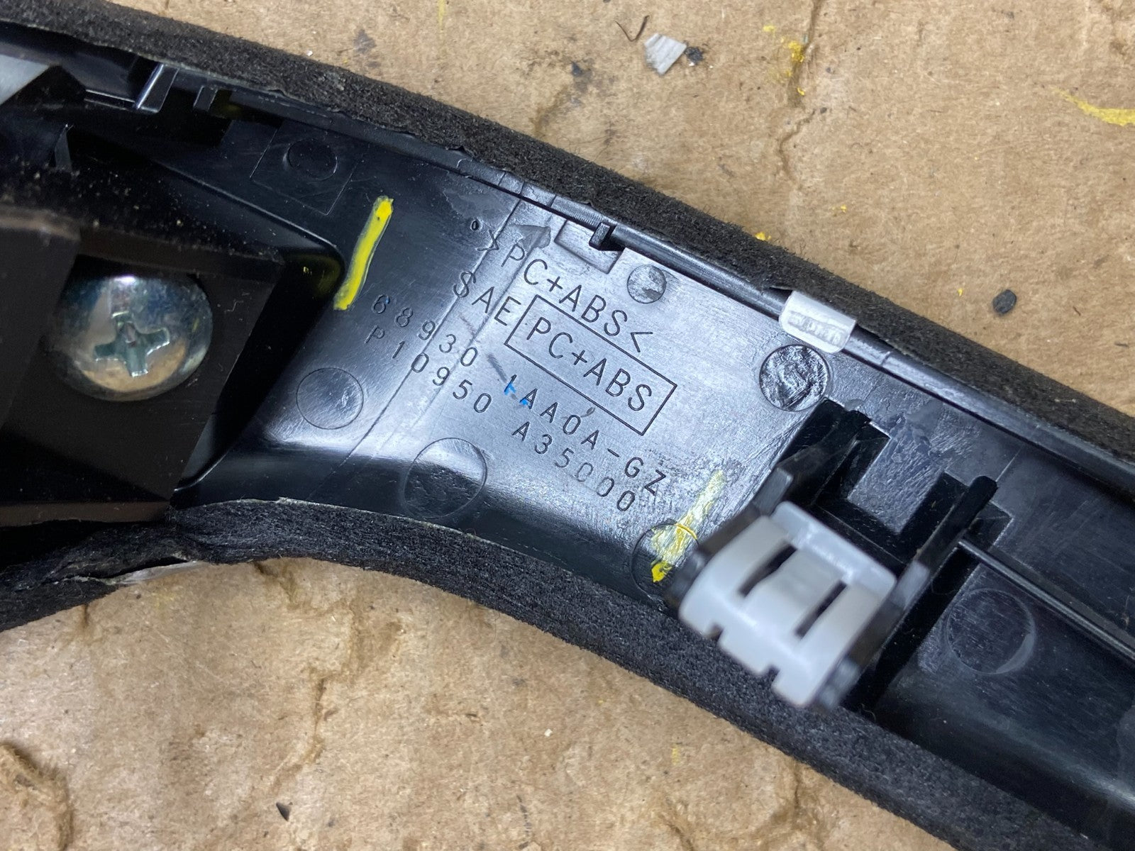 2009-2010 Nissan Murano Dash Trim Panel With Hazard Buttom Switch OEM X1170 DG4