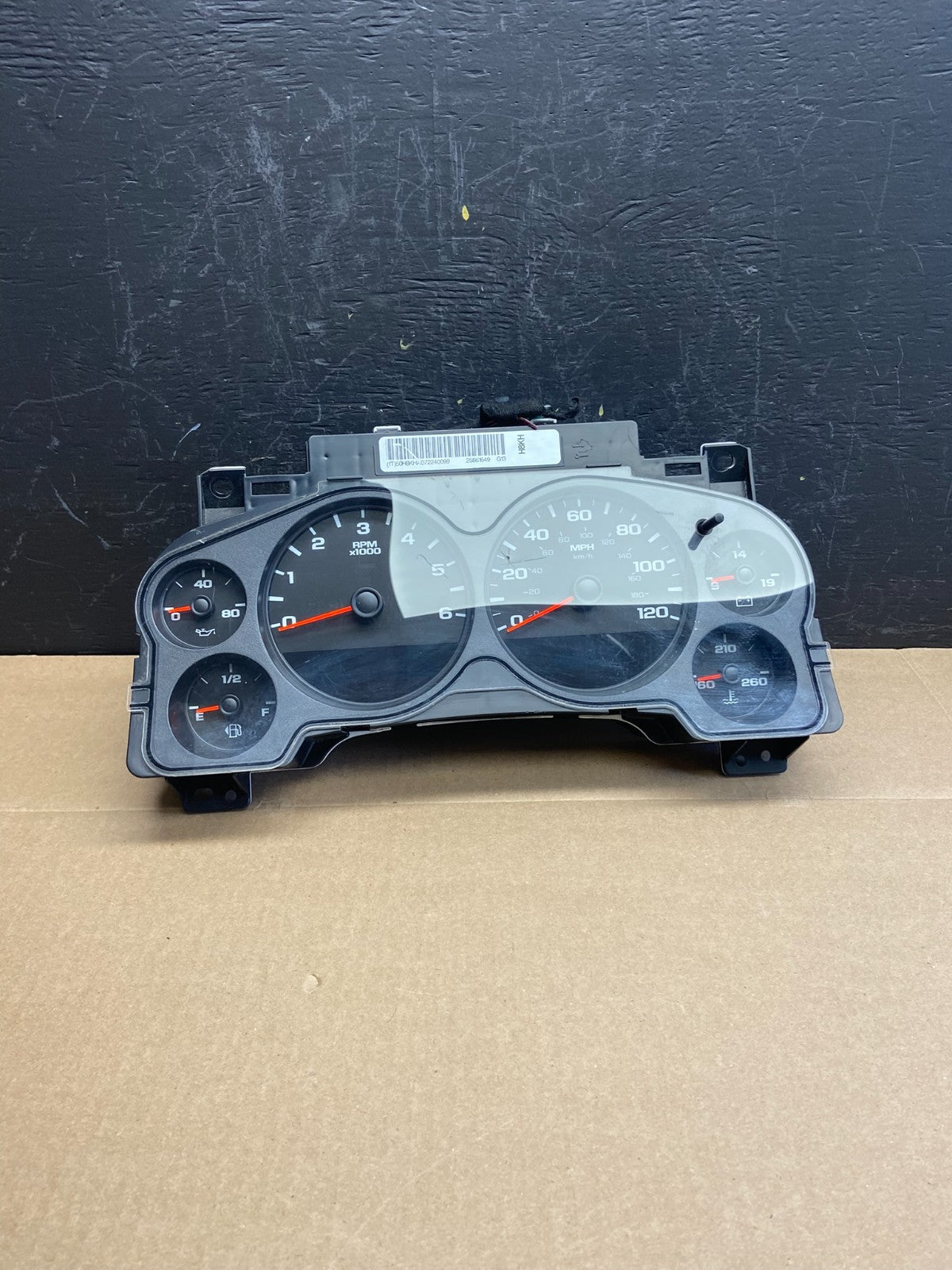 2007 2012 GMC Yukon Tahoe Sierra Speedometer Cluster Gauge Oem ac4873 DG0