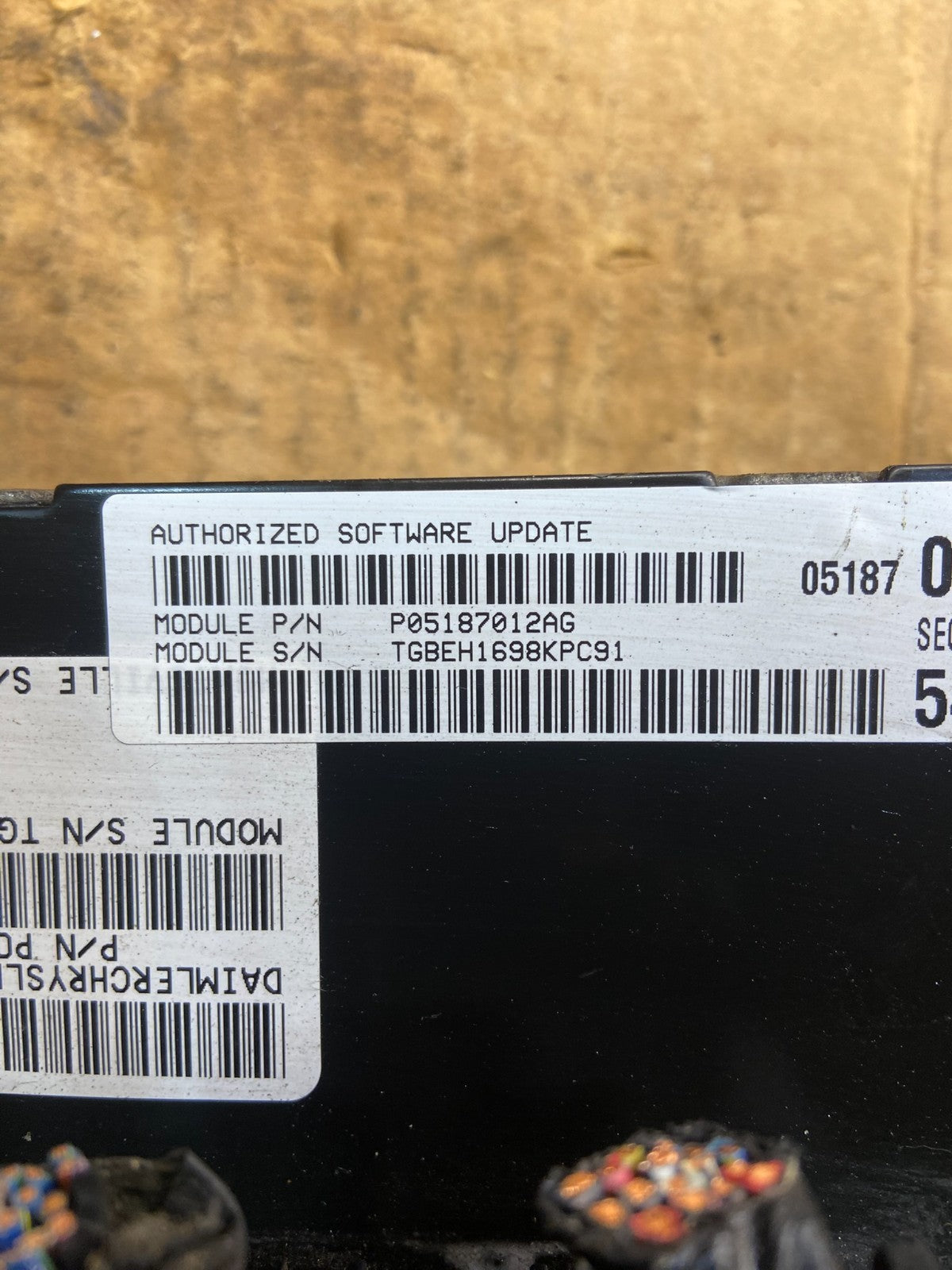 2008 2010 Dodge Magnum Charger Chrysler 300 Engine Control ECU ECM Y4481 DG4