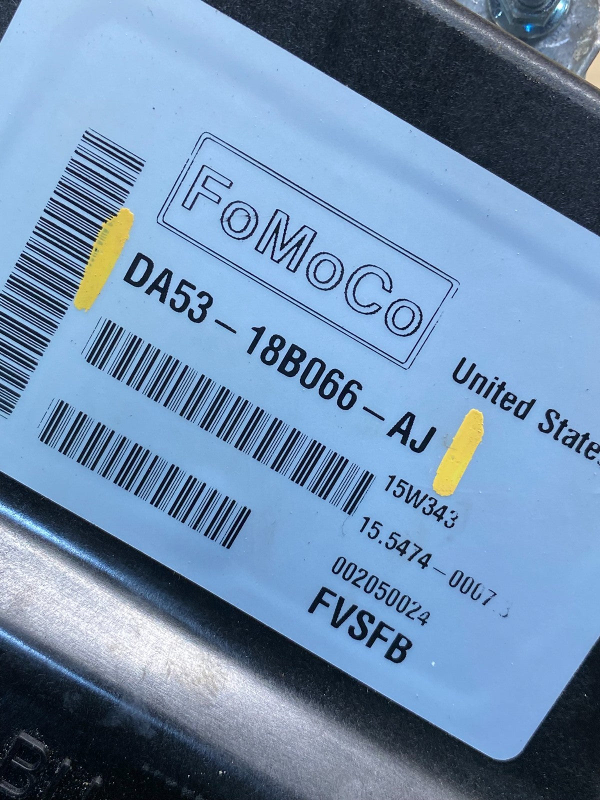 2013 to 2016 Lincoln MKS Engine Computer Module Control ECU ah1607 DG2