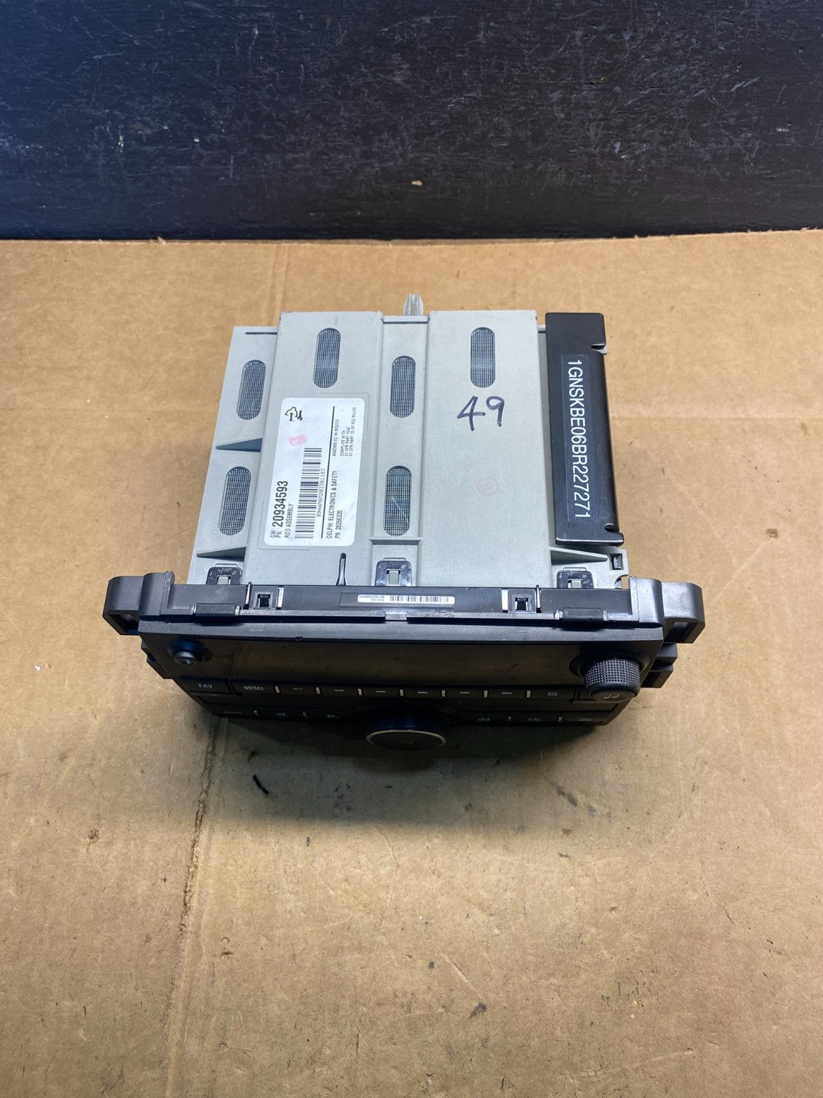 2007 - 2014 Chevrolet GMC Cadillac Buick AM FM CD Radio USB Aux mp3 ad4978 DG3