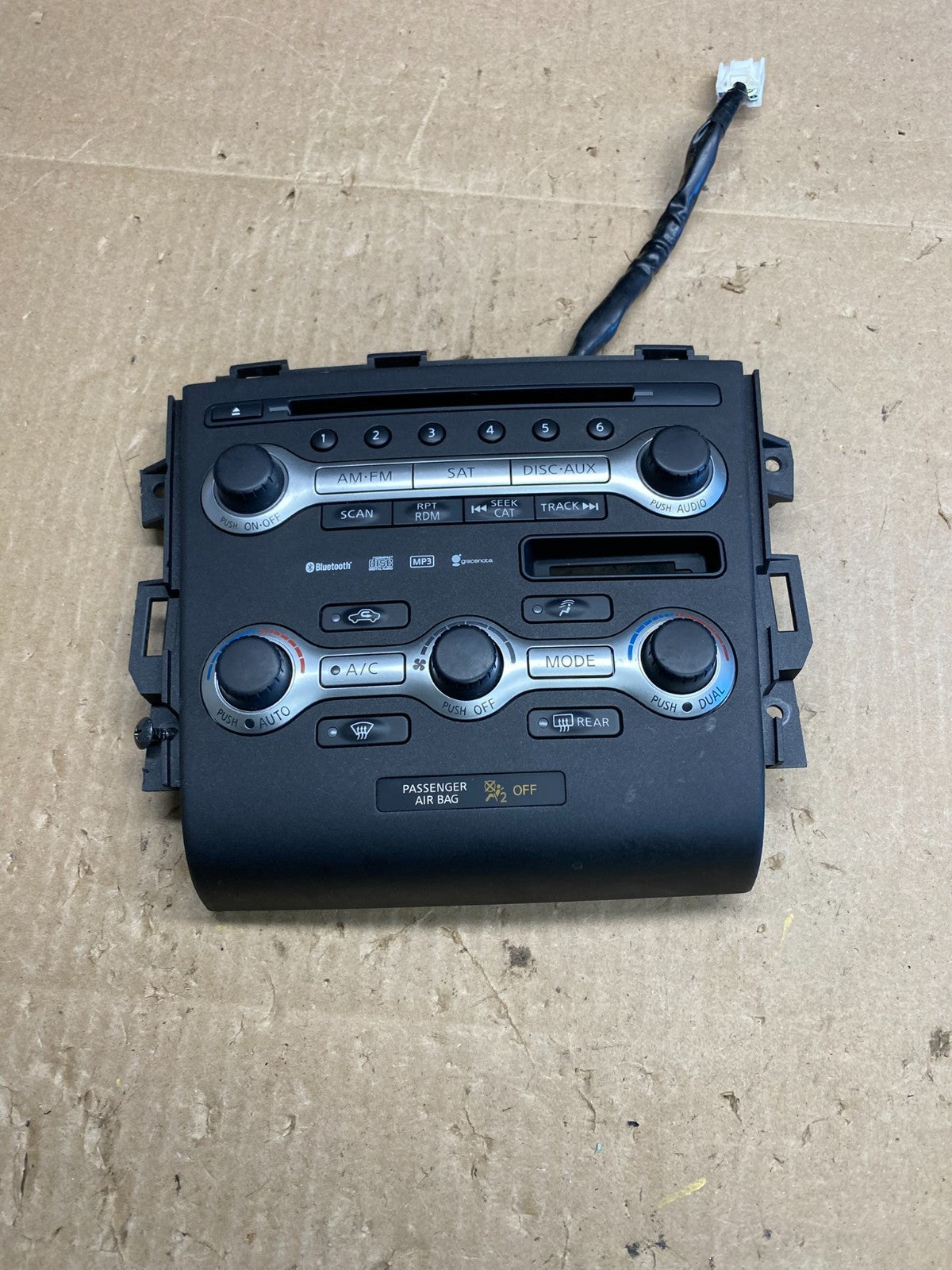 2009 Nissan Murano Temperature Climate A/C AC Control Panel AC64590