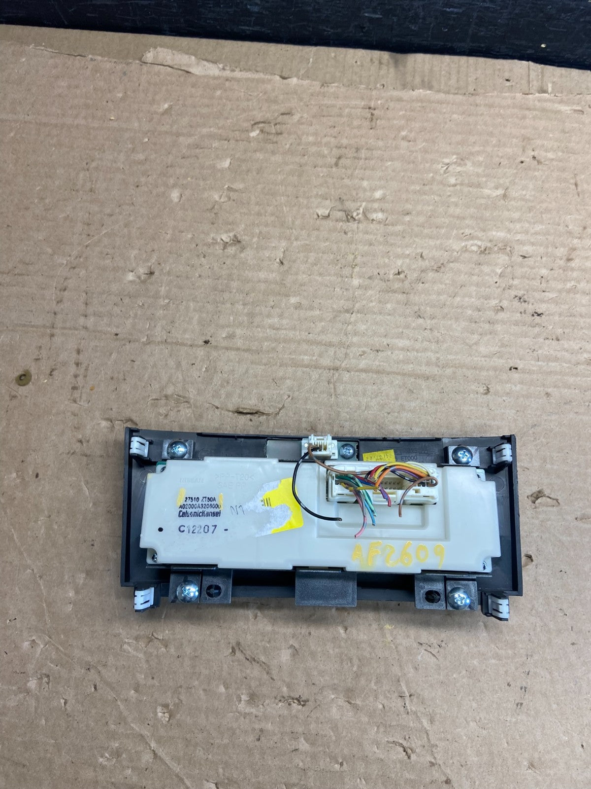 2010-2012 Nissan Sentra Climate Control Heater Ac Temperature Hvac AF2609 DG3