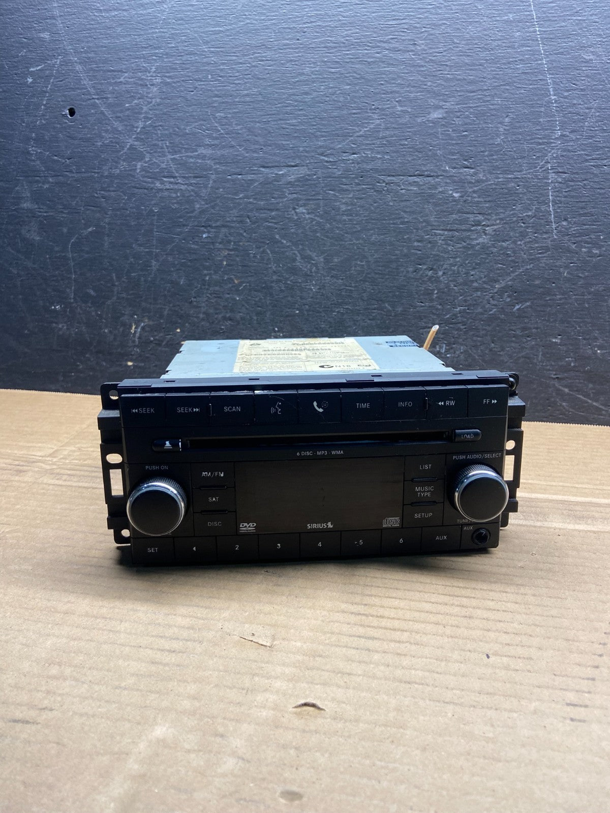 2007-2012 Chrysler Dodge Jeep Ram Radio CD MP3 AUX Receiver AE2532 DG0
