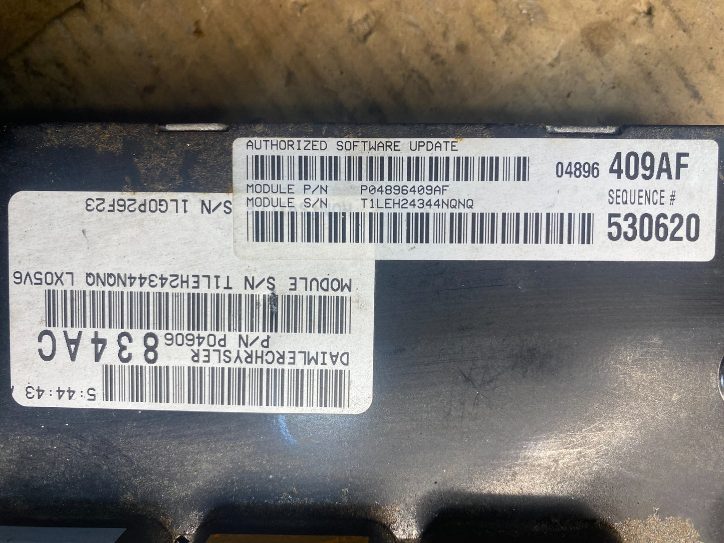 2005 Dodge Charger Magnum 5.7L Engine Control Unit ECU P04896409AF AD1457 DG2