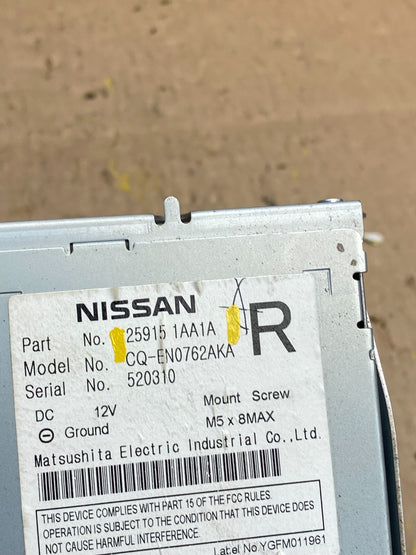 2009-2012 Nissan Murano AM FM CD Player Radio Receiver 259151aa1a T6399 DG5