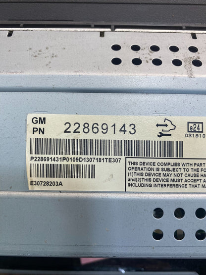 2013 2014 2015 Chevrolet Malibu Display Dash Screen Radio Information AD1772 DG7
