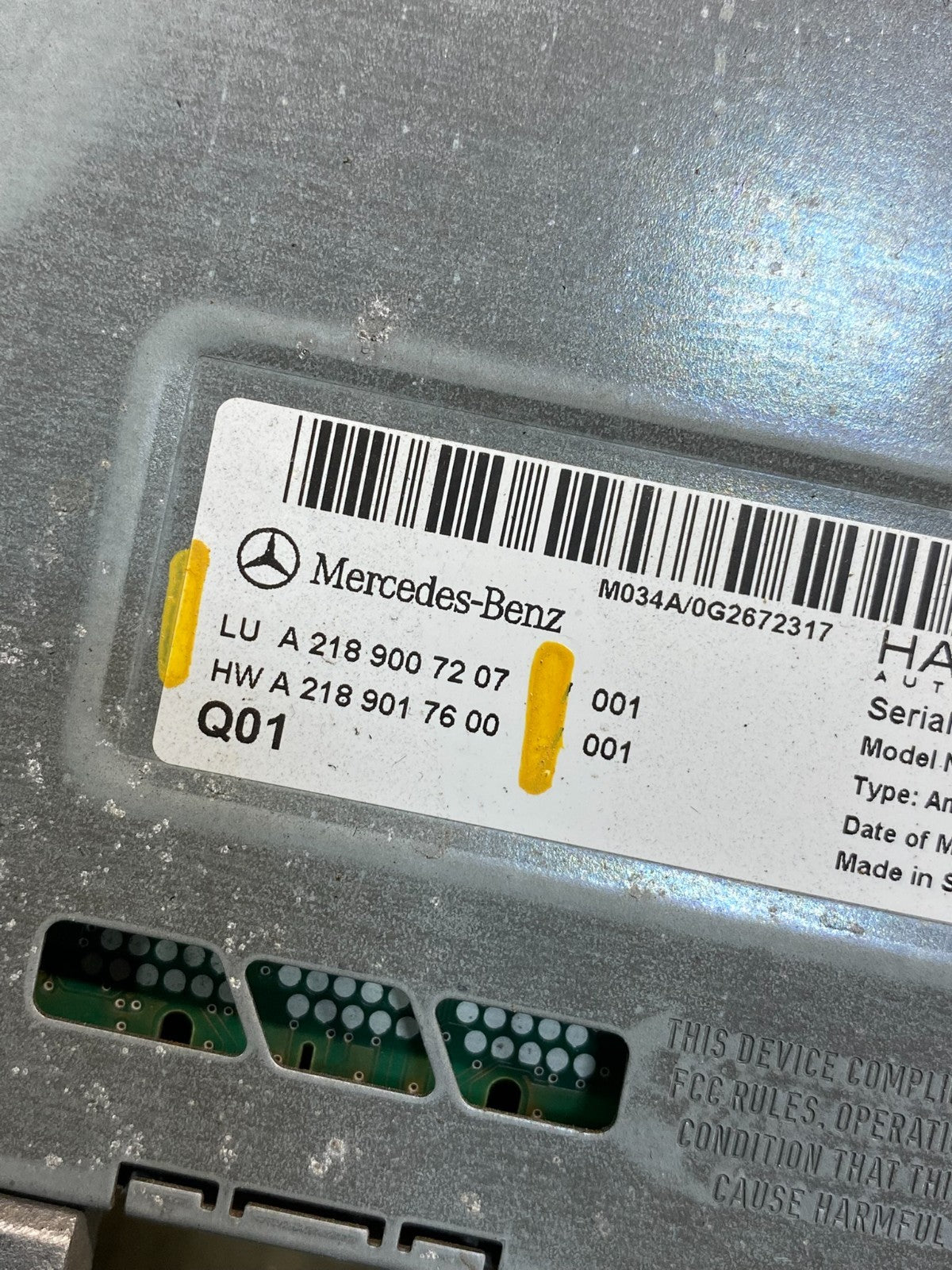2012-2019 Mercedes CLA250 Radio Harman Becker Amplifier ai7246 DG2
