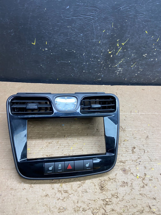 2011-2014 Chrysler 200 Dash Radio Bezel Trim Clock Hazard Bezel W6406 DG0