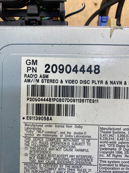 2008 2009 2010 Cadillac CTS Am Fm Cd Player Radio Receiver AC6953 DG6
