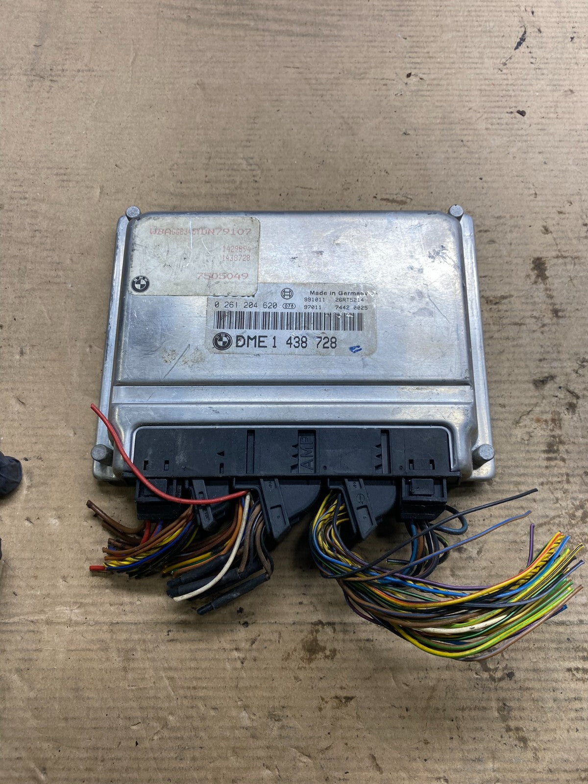 1999 2000 BMW 540i 740i Engine Control Computer Module 7505049 n6833 DG0