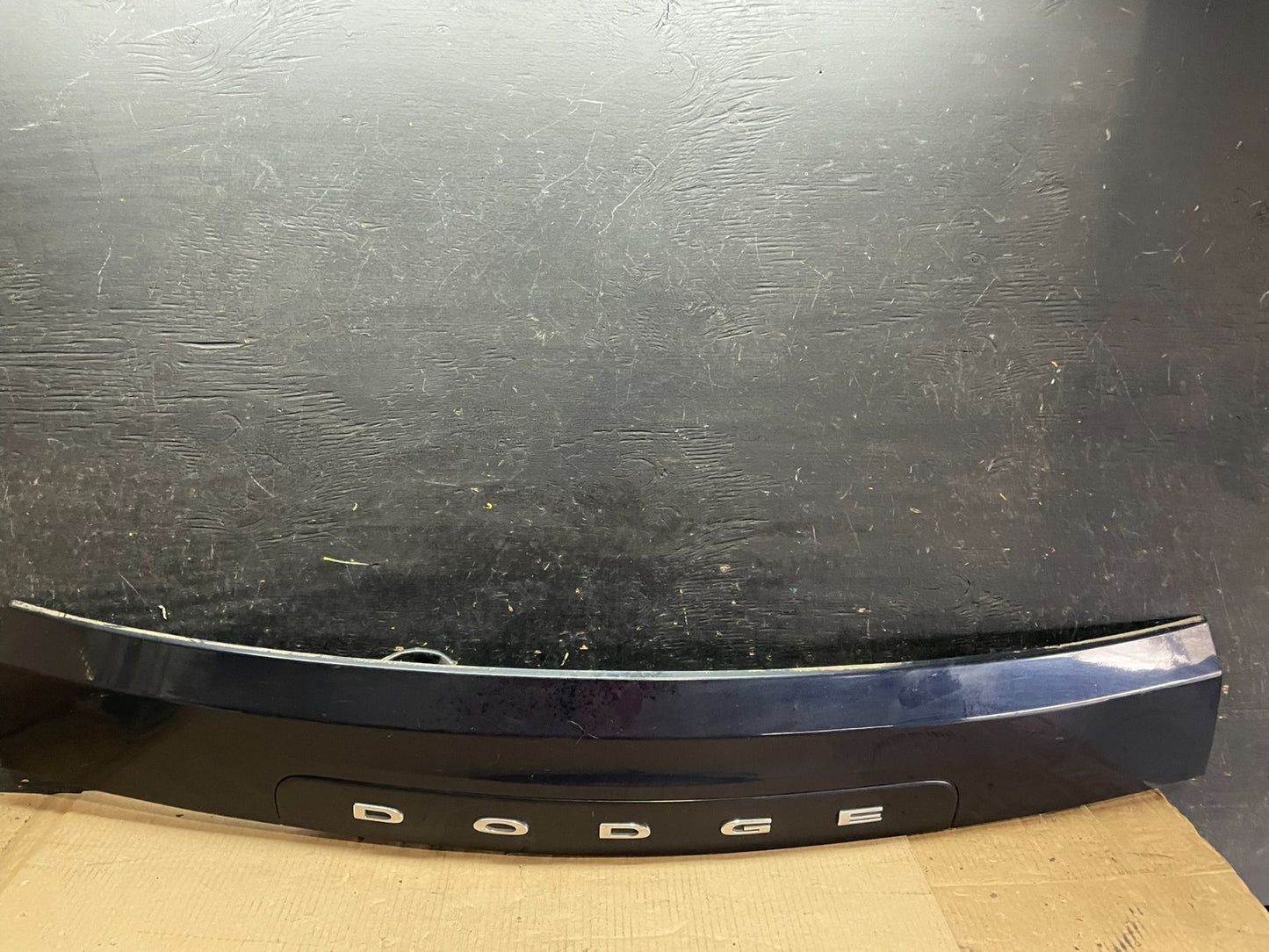 2011 to 2018 Dodge Grand Caravan Tail Gate Trim Molding With Camera OEM U7489 DG0