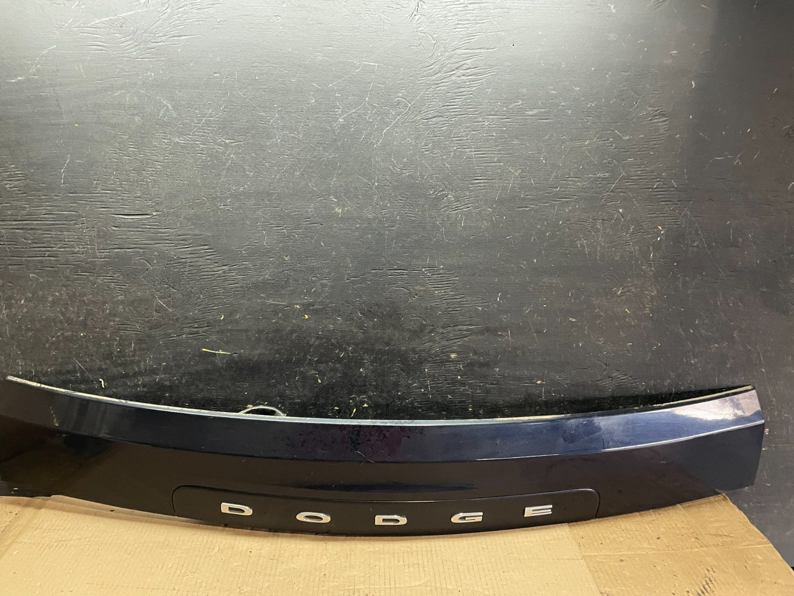 2011 to 2018 Dodge Grand Caravan Tail Gate Trim Molding With Camera OEM U7489 DG0