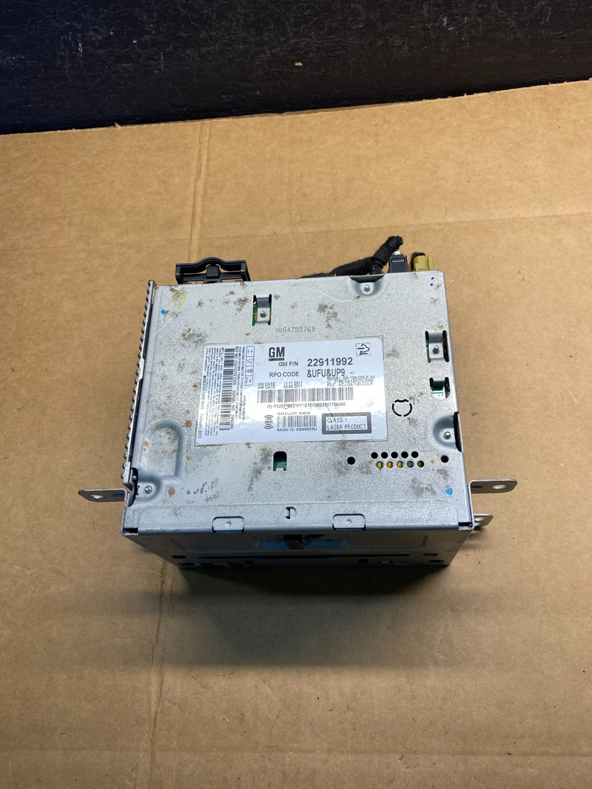 2013 2015 Chevrolet Malibu Radio CD Player Receiver Stereo Audio AM FM AD3657 DG3