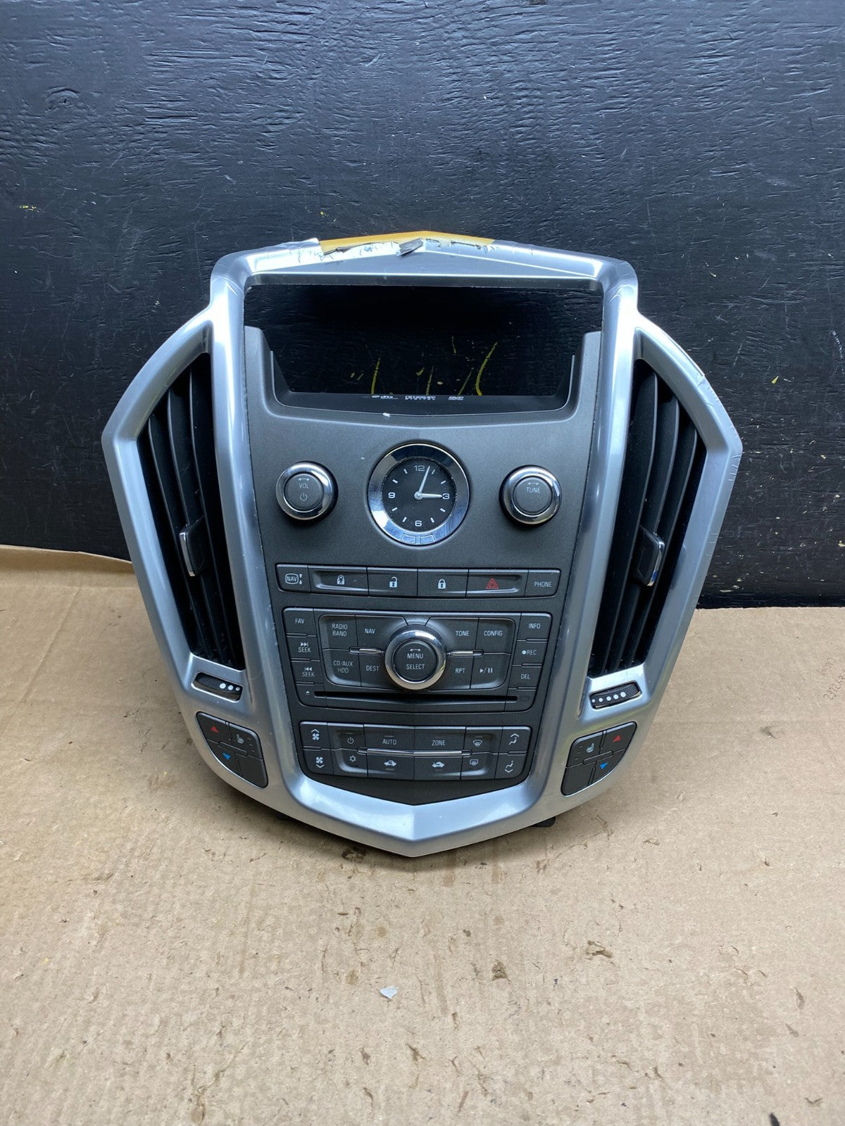 2011-2012 Cadillac SRX A/C Heater Radio Climate Control Panel Bezel OEM Z1748 DG0