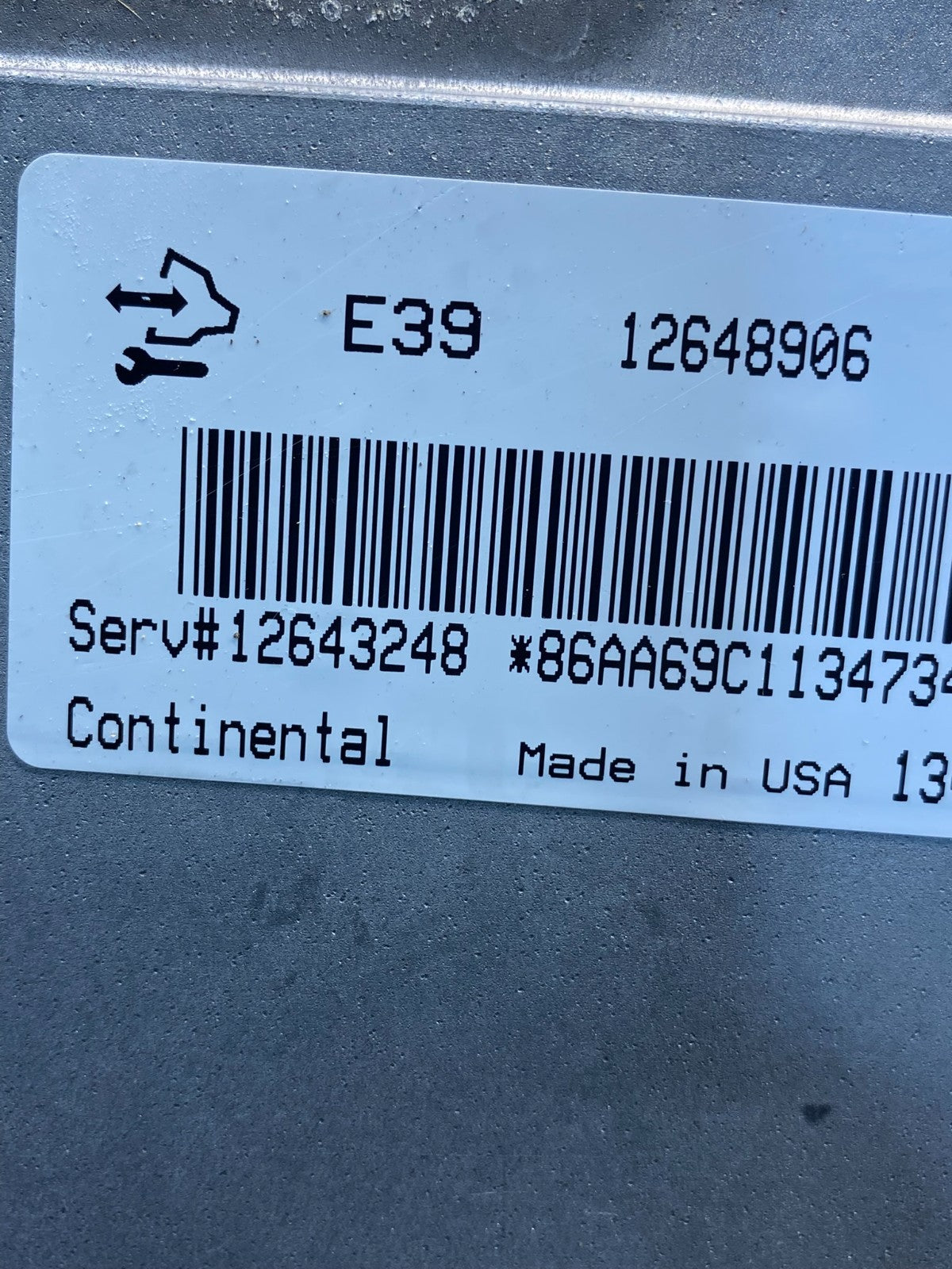 2012 Chevrolet Equinox Ecu Engine Control Module Unit Ecm 12648906 AE7415 DW2