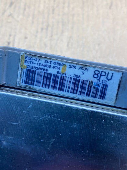 1987 1990 Ford F150 Bronco 5.0L ECU ECM Control Module E8TF-12A650-F2A ah5012 DG2