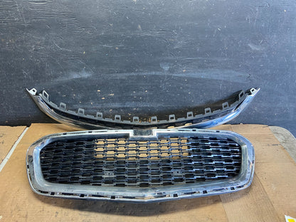 2014-2016 Chevrolet Malibu Front Lower Upper Bumper Grille Grill R0346 DG0