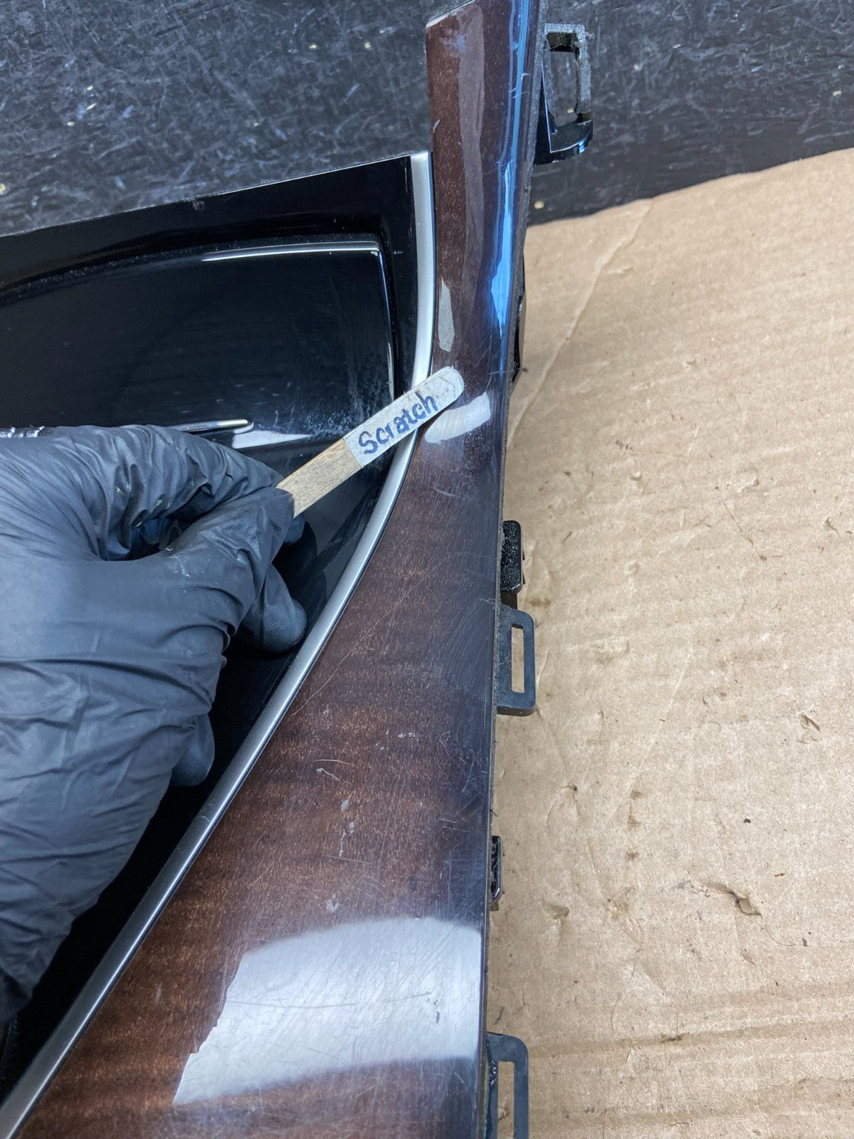 2014-2016 Infiniti Q50 Front Center Console Cup Shifter Bezel Trim AF2357 DG2