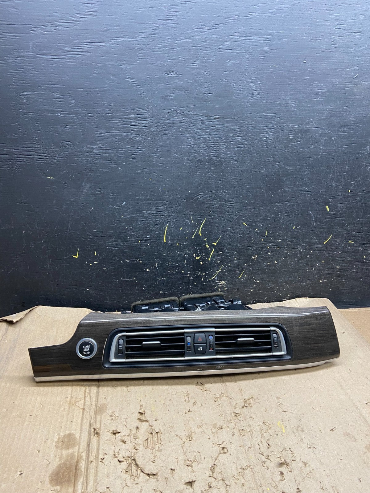 2009-2015 Bmw 7 F01 F02 Center Dash AC Vents Start Button Trim Bezel X6320 DG0