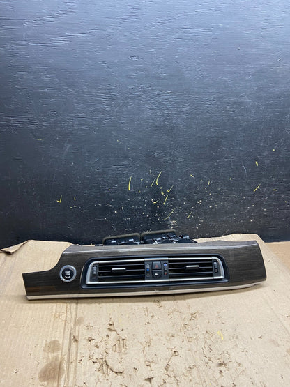 2009-2015 Bmw 7 F01 F02 Center Dash AC Vents Start Button Trim Bezel X6320 DG0