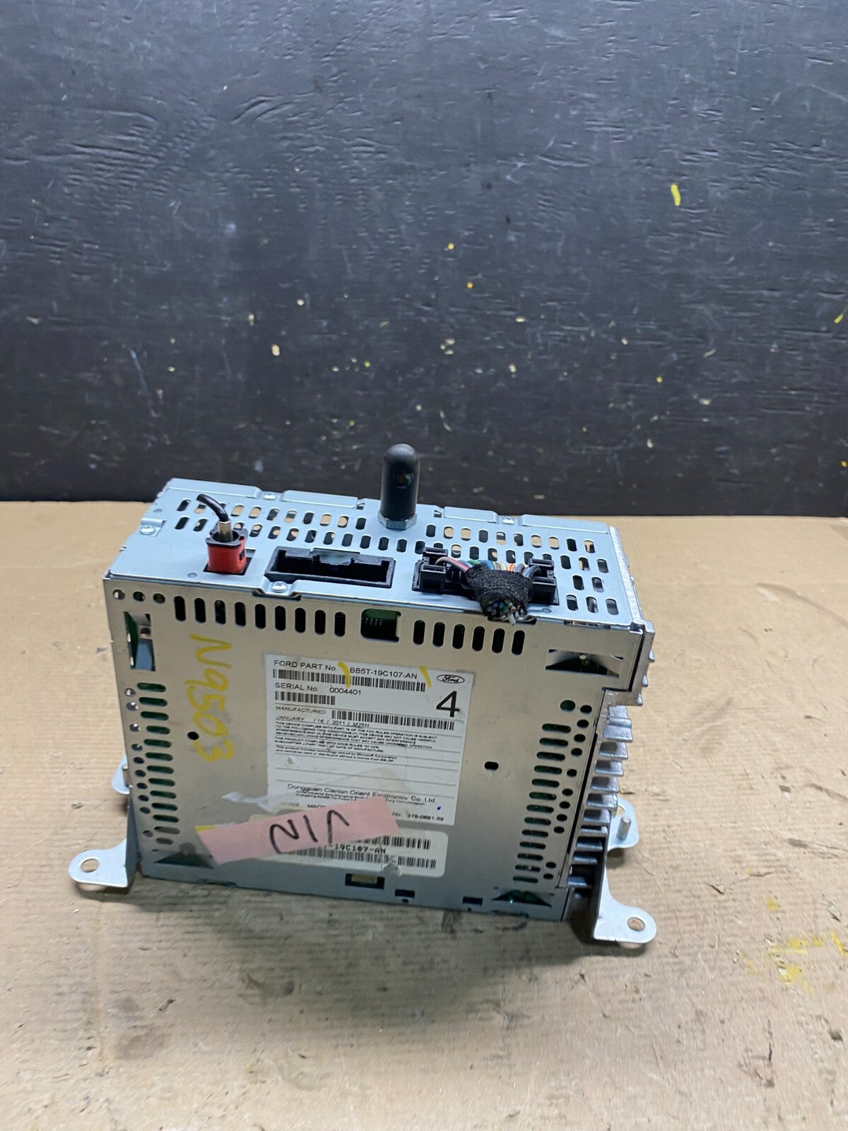 2011 Ford Explorer Audio Equipment Radio Receiver AM FM CD N9503 DG5