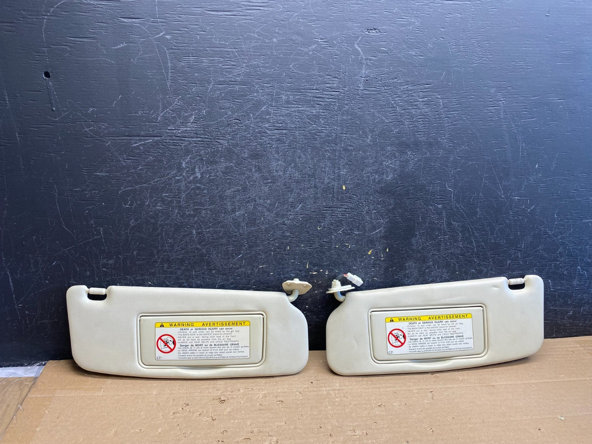 2002 to 2006 Lexus SC430 Left+Right Set Side Sun Visor Shade Cover AG83860